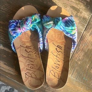Blowfish Women's Colorful Tie-Dye Sandals